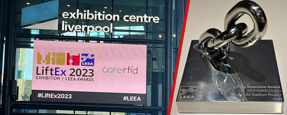 MGF and Ainscough win Lifting Operations Award