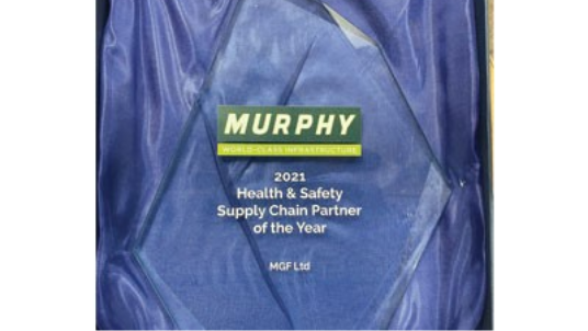 MGF Wins the Murphy Health and Safety Award