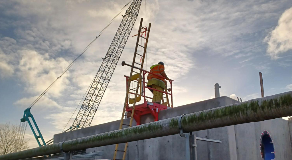 MGF Wall Bridge supports latest AMP7 project