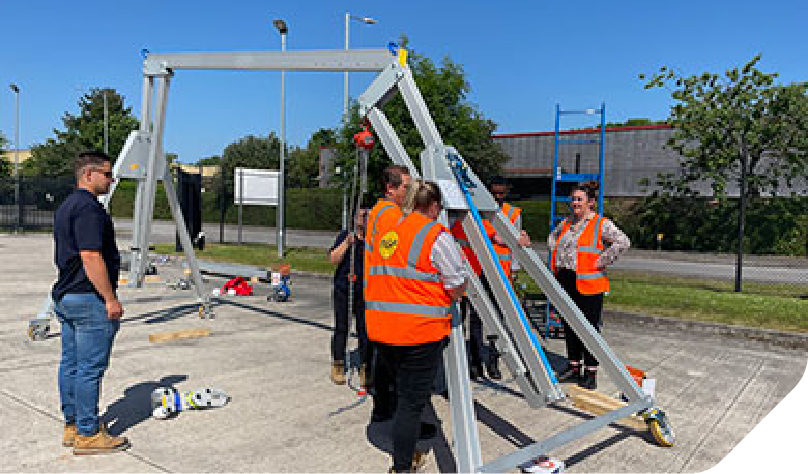 Hands on training for lifting equipment