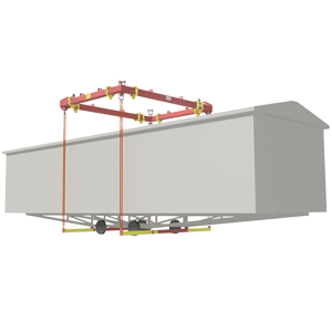 Underslung Lifting Beam with Frame
