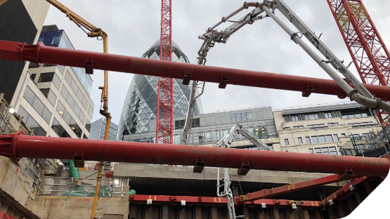 Image of the Major Projects in London - Basement Propping, from our Leadenhall Project