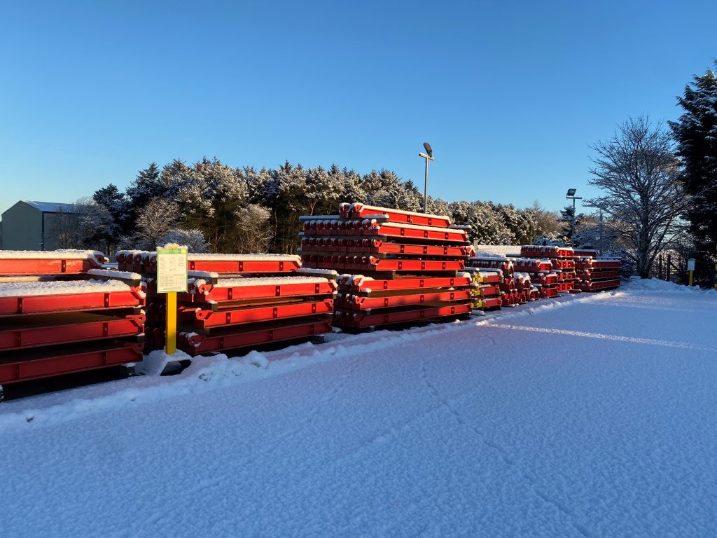 Winter weather temporary works
